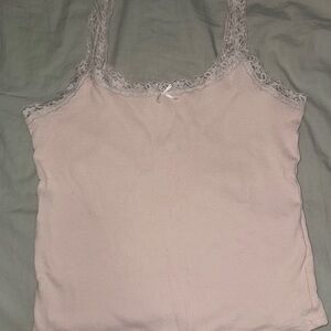 Hollister Cream Lace Camisole